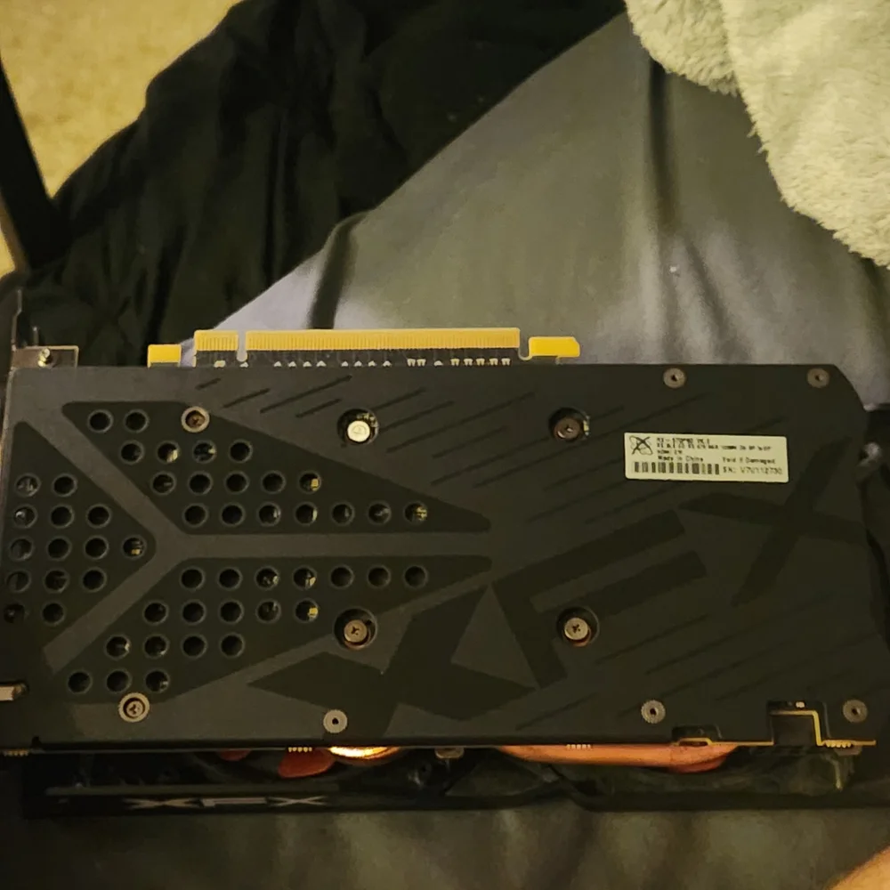 XFX Black and Red Graphics Card
